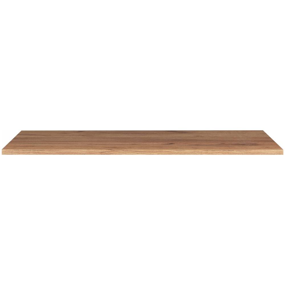 | Piano per lavabo - 40,6x46x1,6 cm - Marrone - Piano in laminato di alta qualità - Resistente all'acqua - Per lavabi - Foto 2