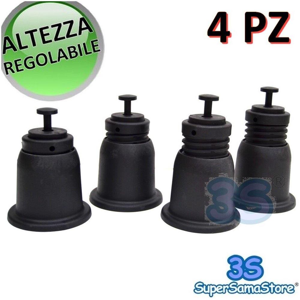 Supp. Pavim. Regol Da 100mm Nero 4pz - Foto 1