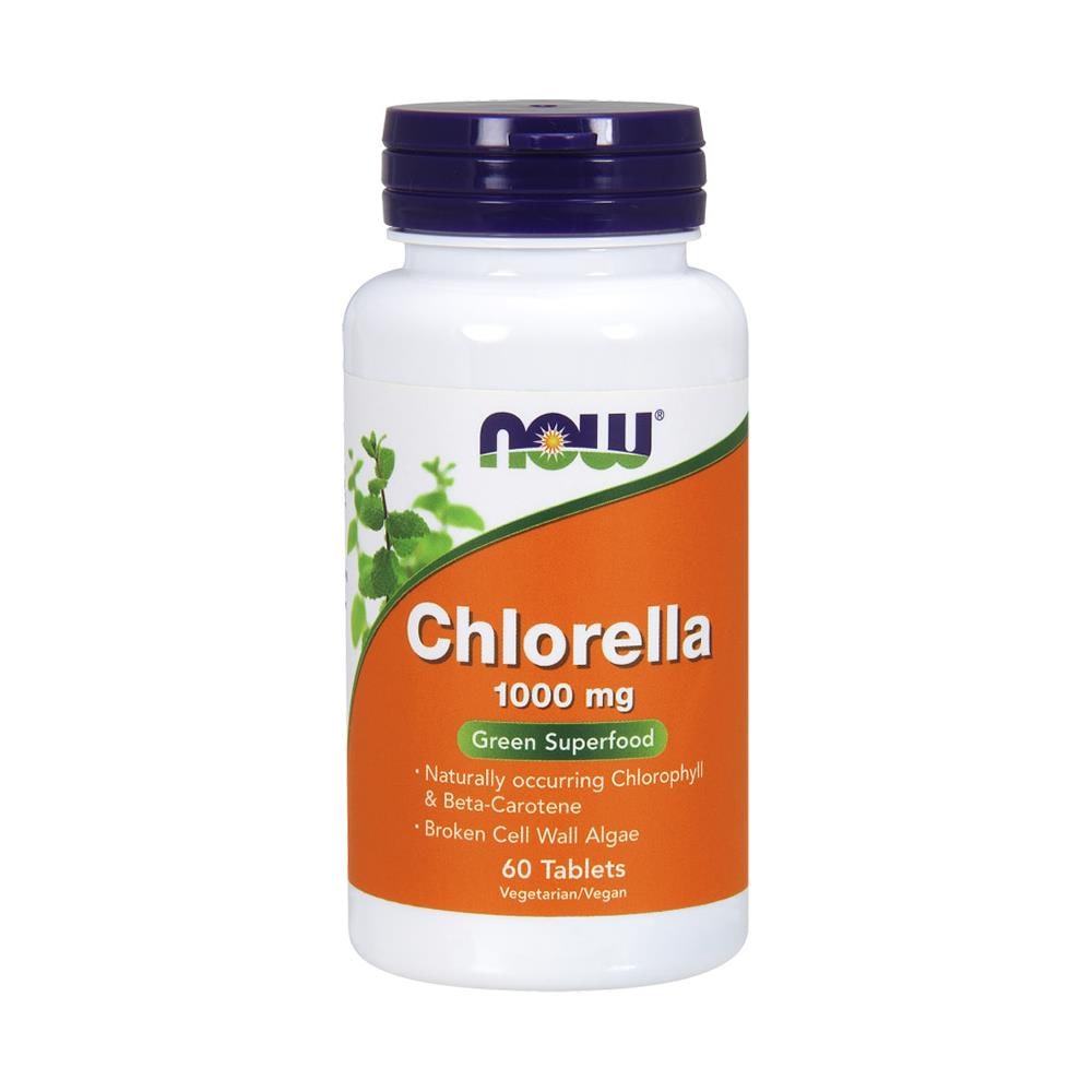 Chlorella 1000mg 60 Tablets - Clorofilla E Betacarotene - Foto 1