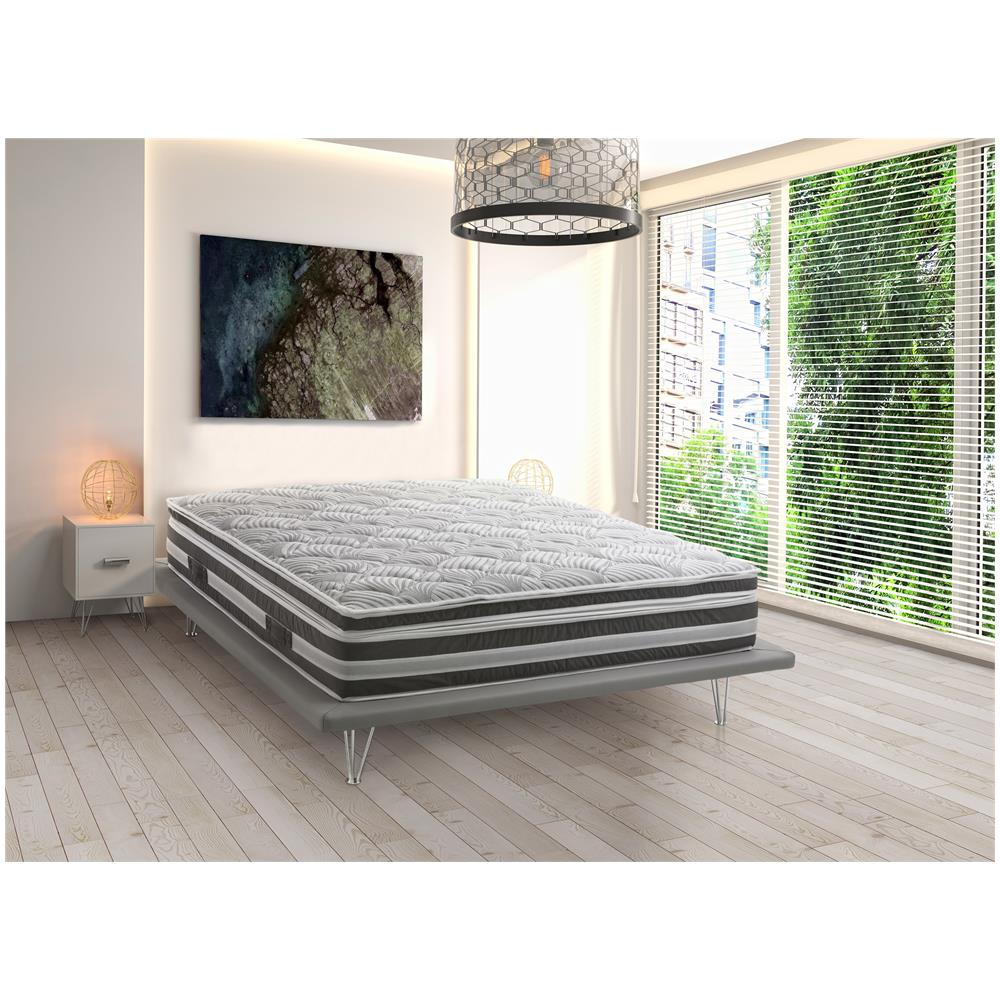 Materasso Singolo Loretta, Sfoderabile In Memory Foam E Micromolle Insacchettate, 100% Made In Italy, Anti Acaro E Anallergico, Cm 80x190h32 - Foto 2