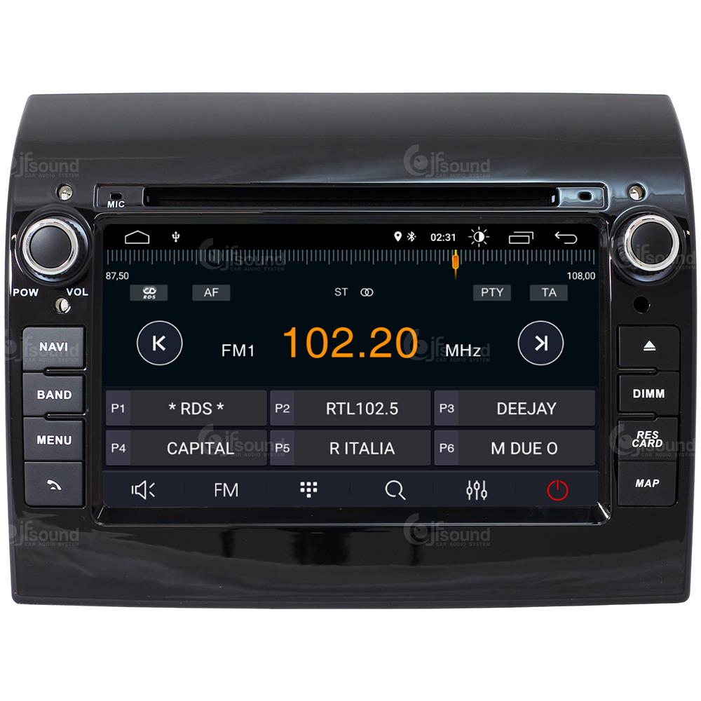 Autoradio Custom Fit Fiat Ducato New Android Dab Gps, Bluetooth, Wifi Usb Full Hd Touchscreen Display 7” - Foto 3