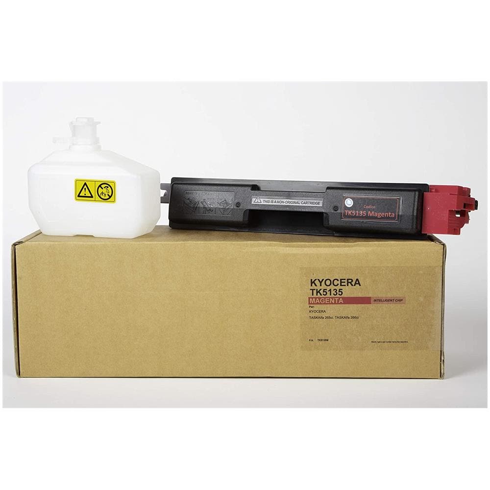 TONER COMPATIBILE - Kyocera Tk-5135m Magenta 1t02pabnl0 Per Taskalfa 265ci, Taskalfa 266ci Fornito Di Intelligent Chip Capacità 5000 Copie Made In Italy - Foto 1