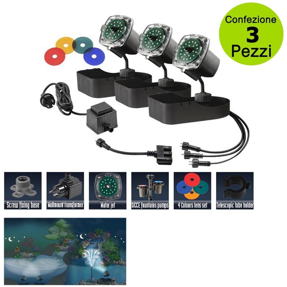 Nathur Led Faretto Crea Atmosfere Per Laghetti E Giardini - Foto 1