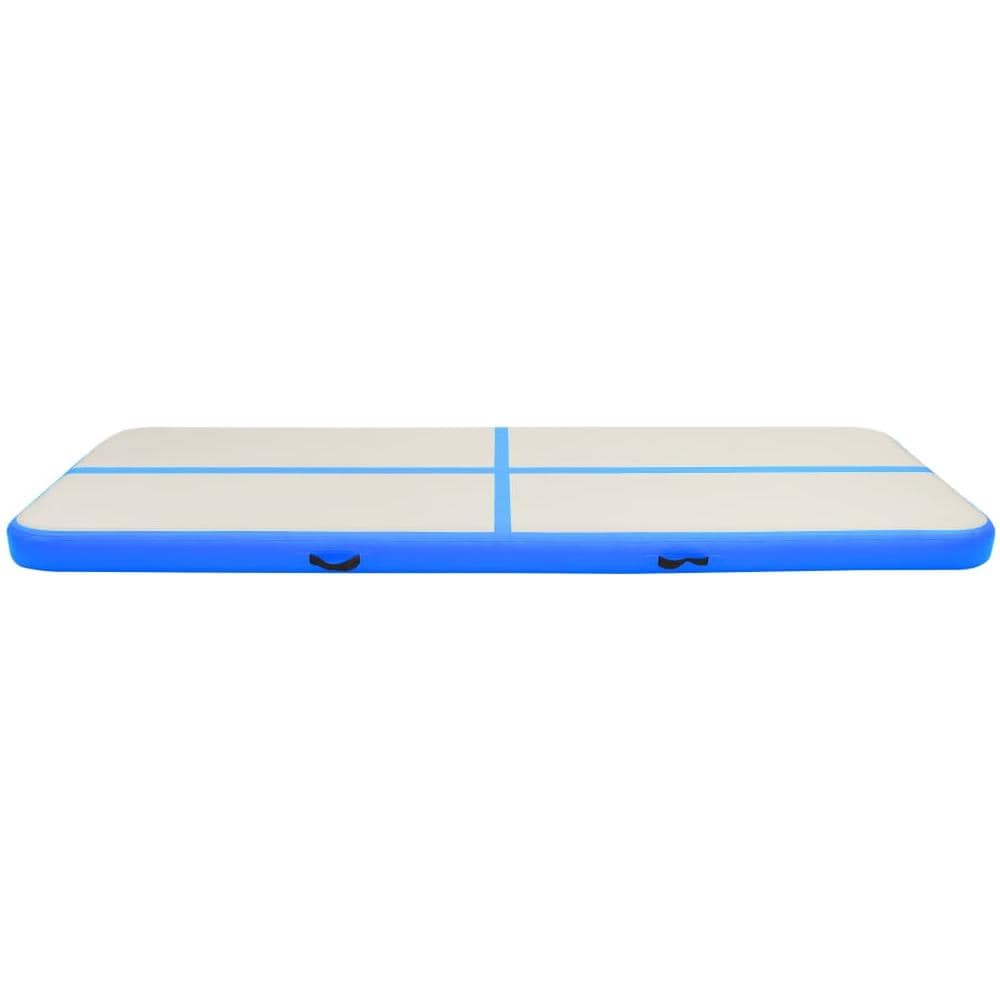 Tappetino Ginnastica Gonfiabile con Pompa 300x100x20cm PVC Blu - Foto 2
