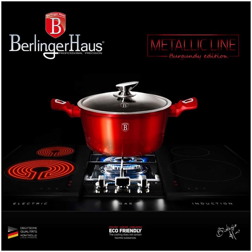 Padella Granito Granito 28 Cm Rosa Nera Bh-1636 - Foto 2