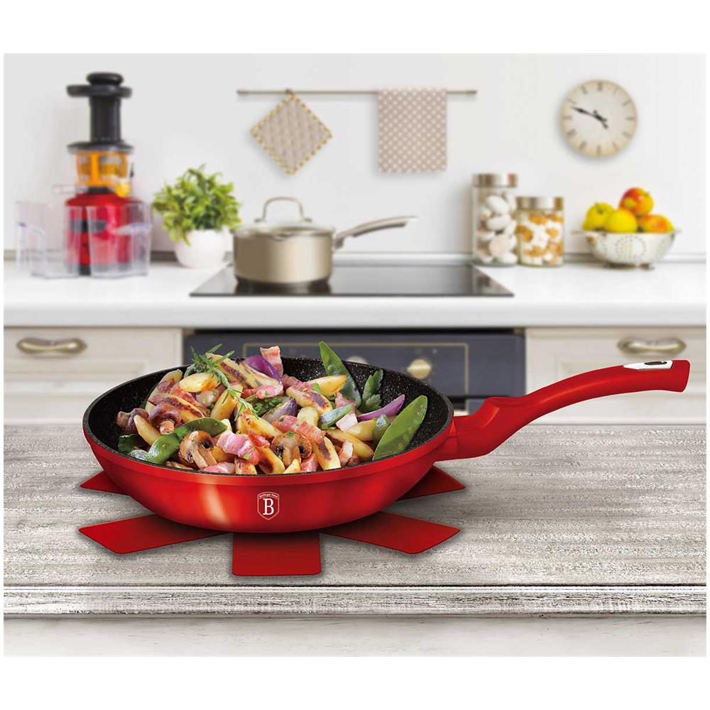 Padella Granito Granito 28 Cm Rosa Nera Bh-1636 - Foto 9