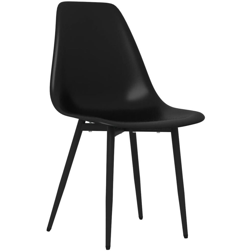 Sedie Da Pranzo 2 Pz Nere In Pp - Foto 3