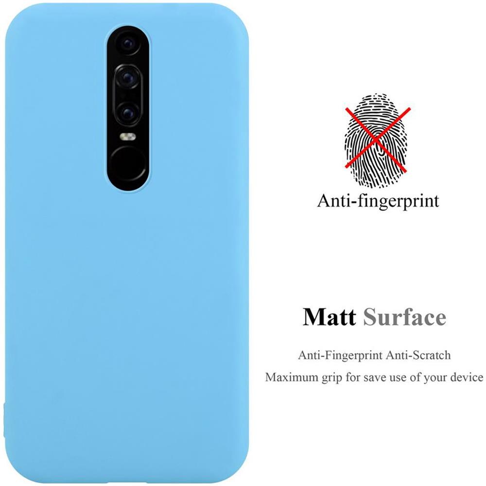 Custodia Compatibile Con Huawei Mate Rs In Candy Blu - Coperchio Protettivo In Silicone Tpu Flessibile - Foto 2