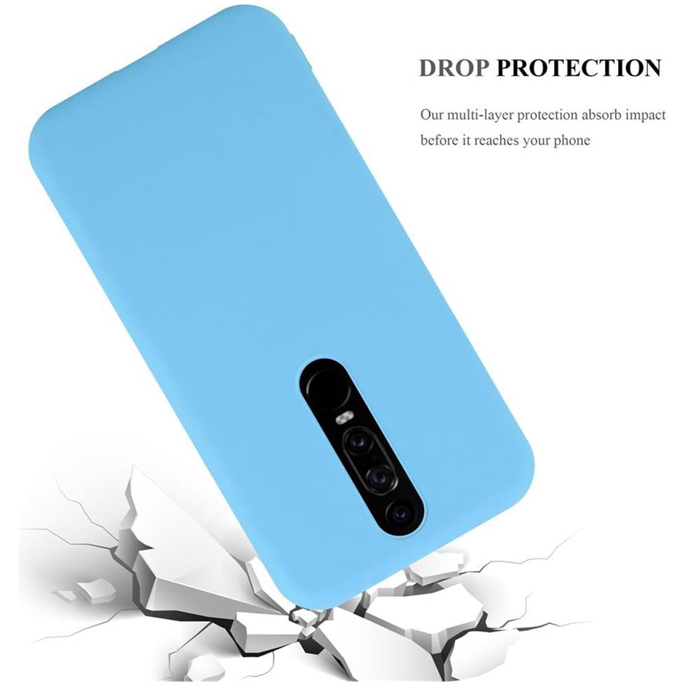 Custodia Compatibile Con Huawei Mate Rs In Candy Blu - Coperchio Protettivo In Silicone Tpu Flessibile - Foto 8