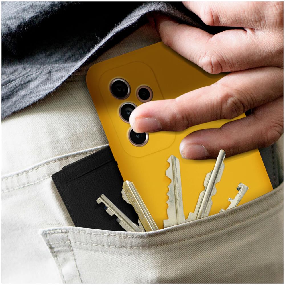 Cover Samsung Galaxy A53 5g In Silicone Semi-rigido Soft-touch Gialla - Foto 5