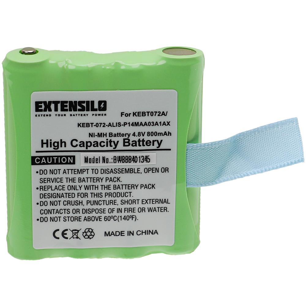 2x Batteria Compatibile Con Motorola Tlkr T3, T4, T5, T50, T6, T60, T61, T7, T8, T80 Radio (800mah, 4,8v, Nimh) - Foto 2