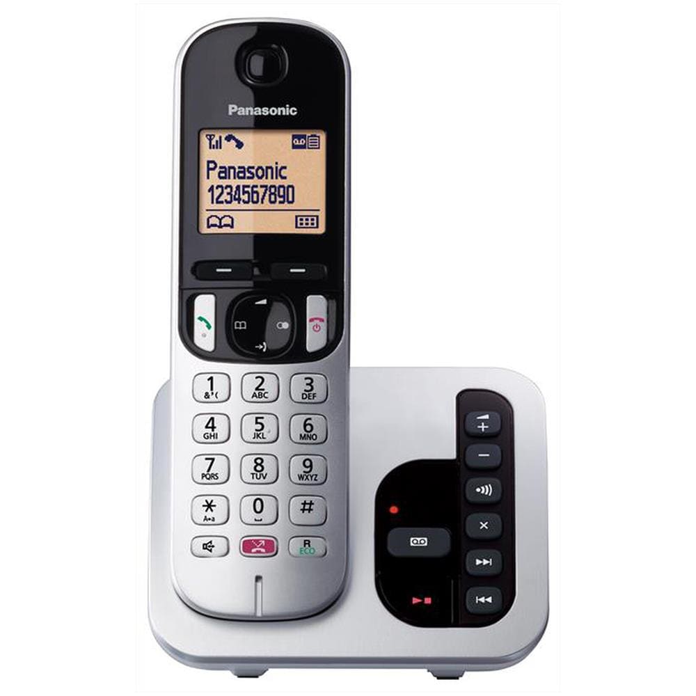 PANASONIC Telefono DECT Cordless KXTGC260 con Segreteria Telefonica