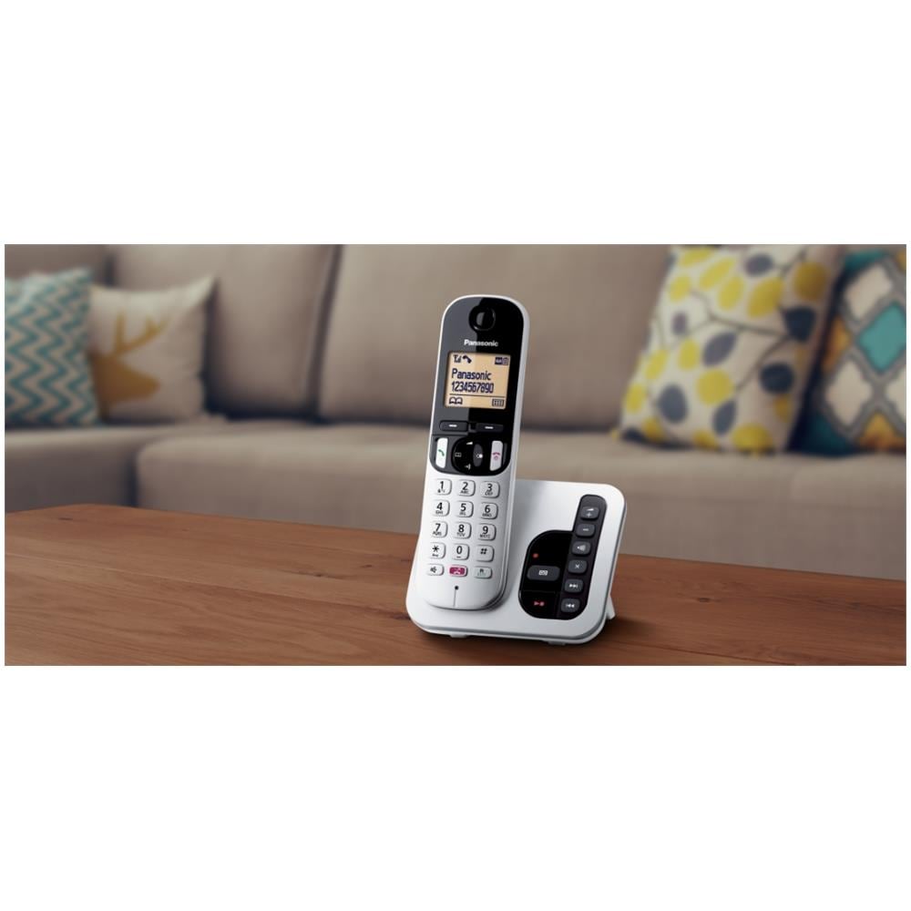 Telefono DECT Cordless KX-TGC260 con Segreteria Telefonica e Vivavoce Colore Argento - Foto 3