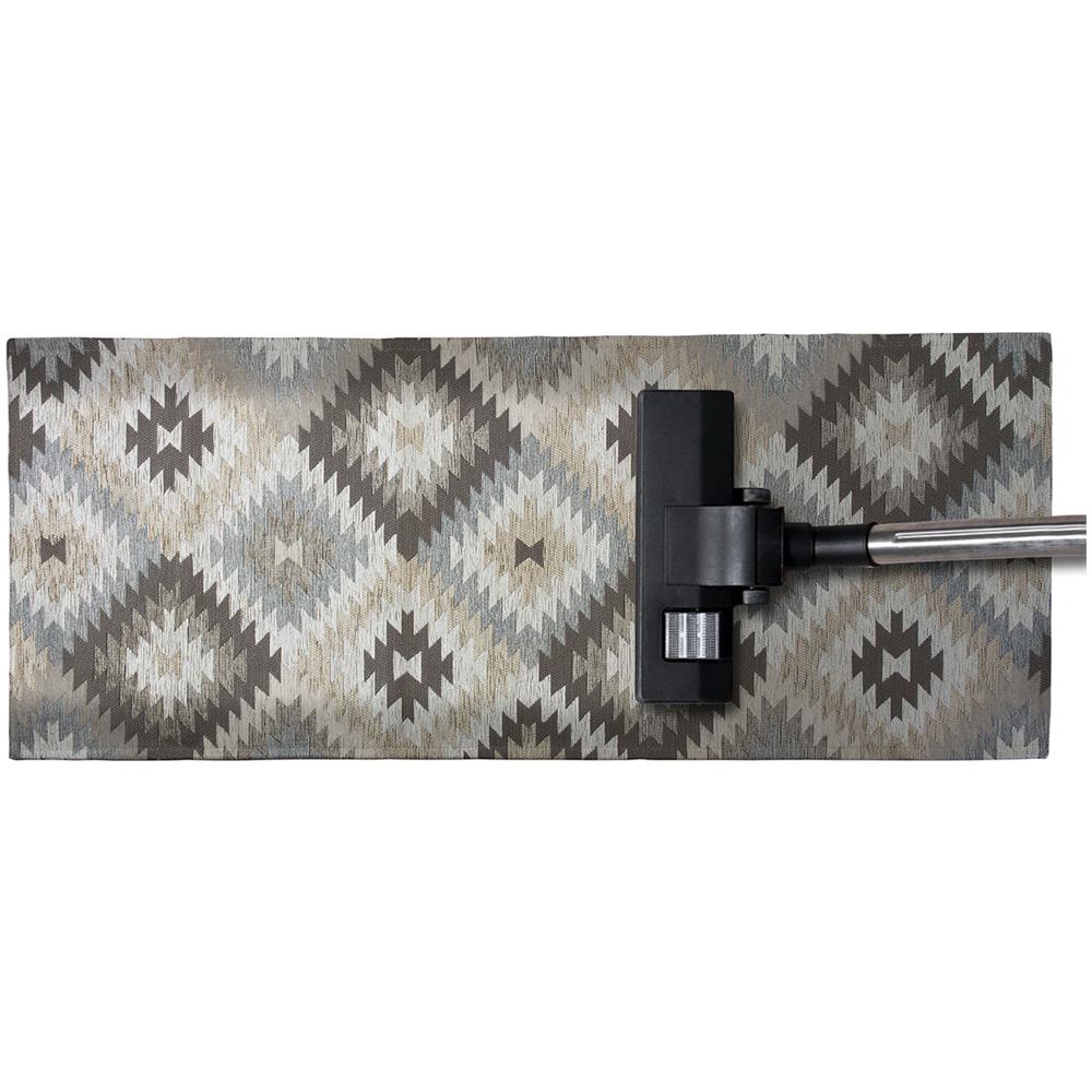 Tappeto Arredo Antiscivolo Camera Salotto Disegno Astratto Geometrico Avana By Suardi 65x110(Set 2) Tortora - Foto 5