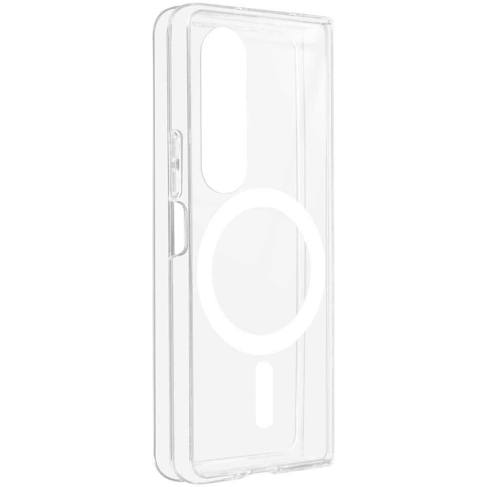 Cover Magsafe Per Samsung Galaxy Z Fold4 Rigida Serie Crystal Mag Trasparente - Foto 5