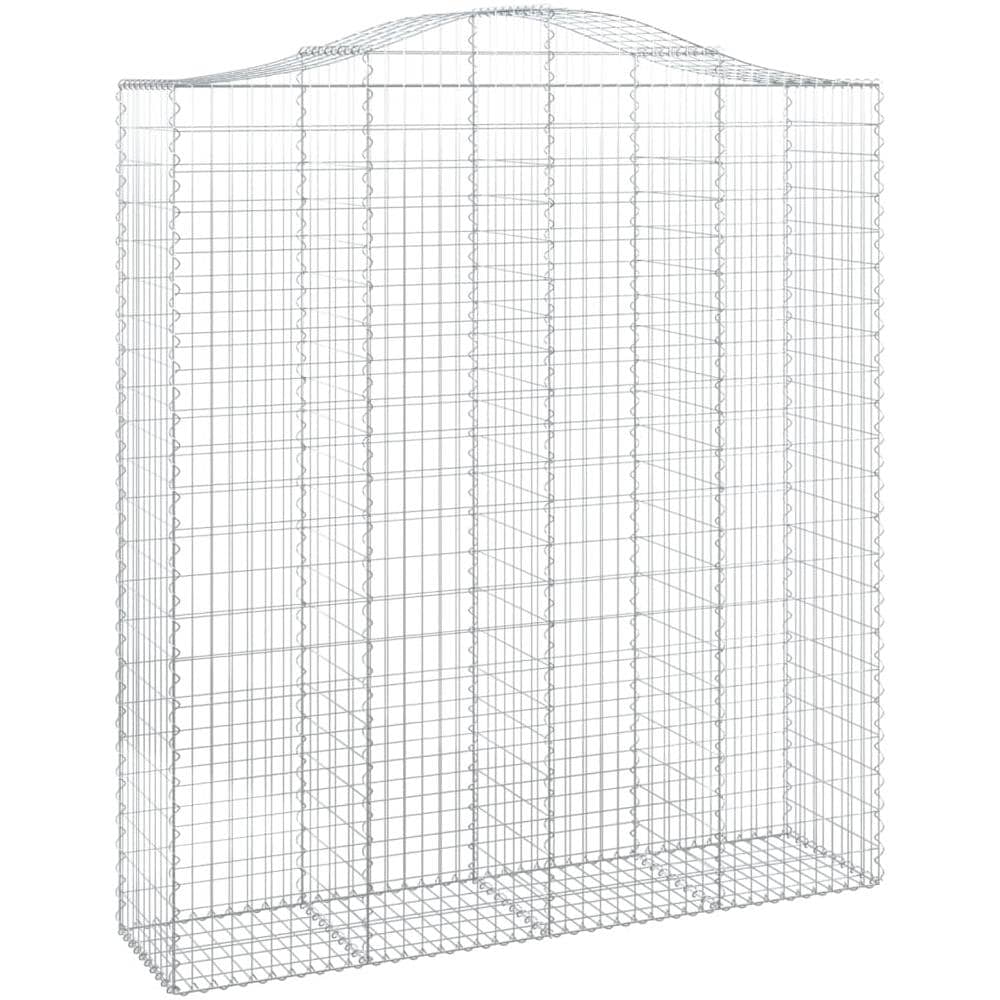 Cesto Gabbione Ad Arco 200x50x220/240 Cm Ferro Zincato - Foto 2