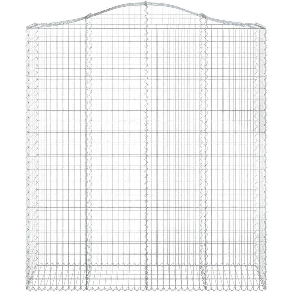 Cesto Gabbione Ad Arco 200x50x220/240 Cm Ferro Zincato - Foto 3