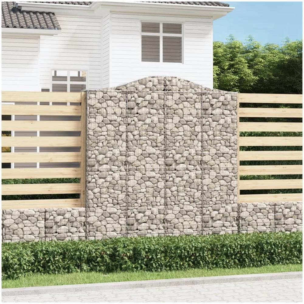 Cesto Gabbione Ad Arco 200x50x220/240 Cm Ferro Zincato - Foto 1