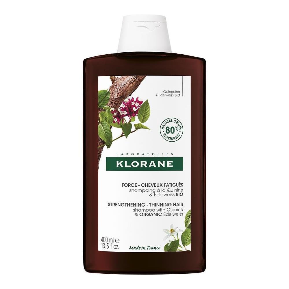 Shampoo Edelweiss Bio 400ml Chinina Capelli Stanchi Klorane - Foto 1