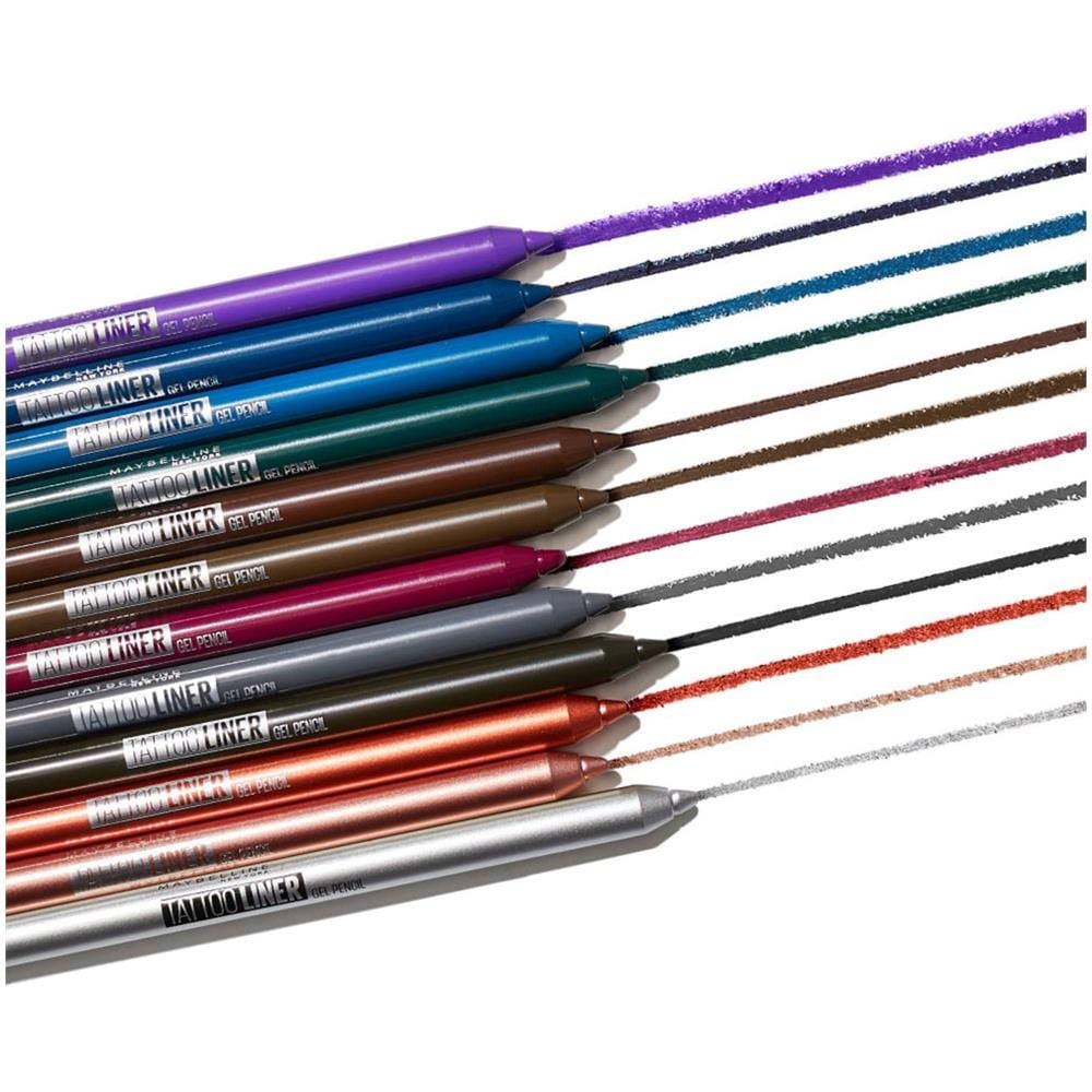 Eyeliner In Gel Crayon 1,3 G Fodera Per Tatuaggi Maybelline New York - 902 Nero Grigiastro - Foto 1