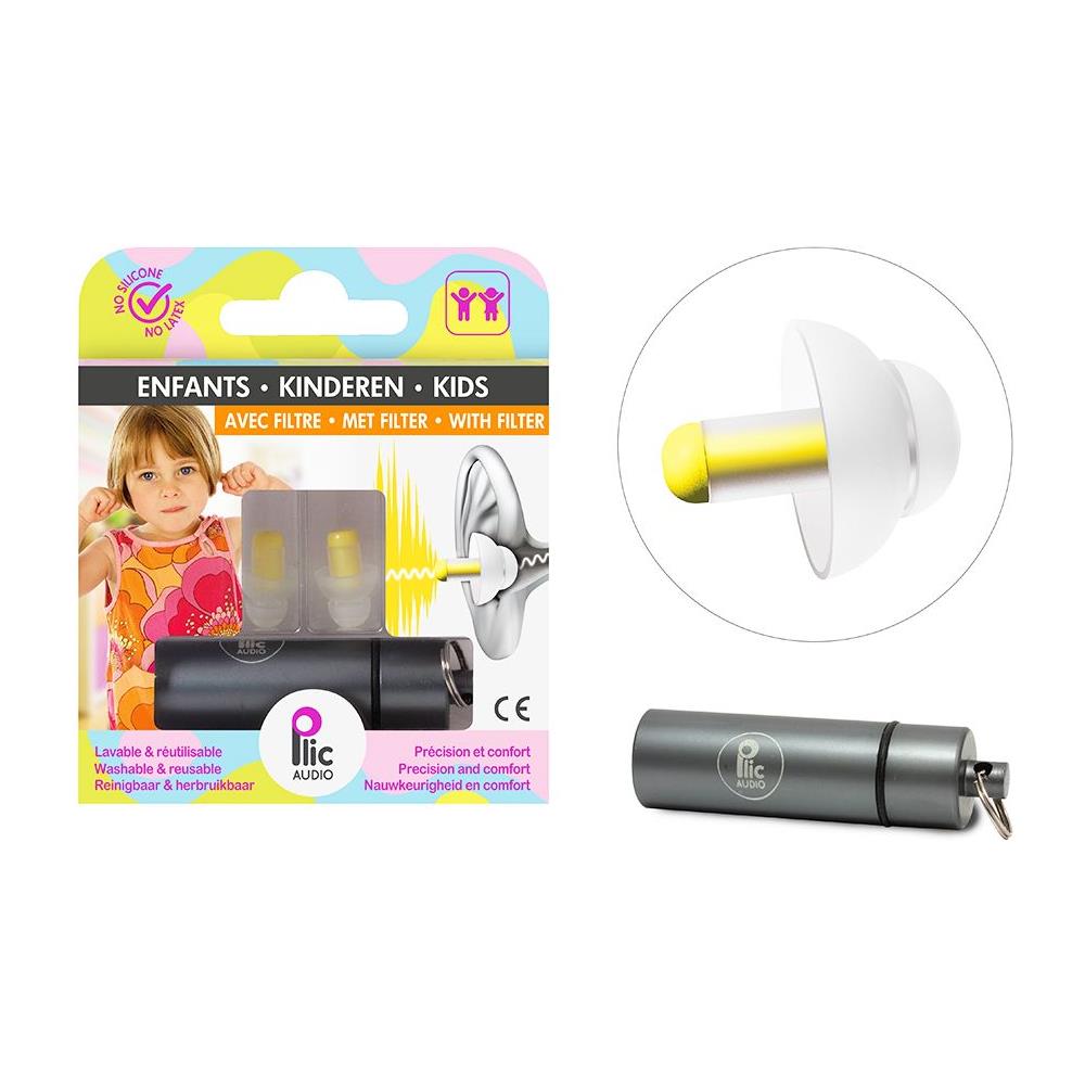 Tappi Per Le Orecchie Per Bambini Riutilizzabili Coppia Con Filtro - Foto 1