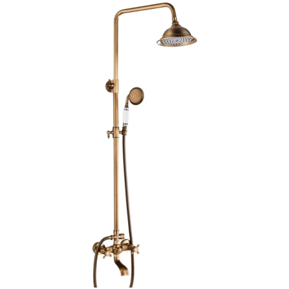 Rubinetto per doccia, Blackswan, tipo M40.3, modello bronzo antico, misura 20 cm - Foto 1