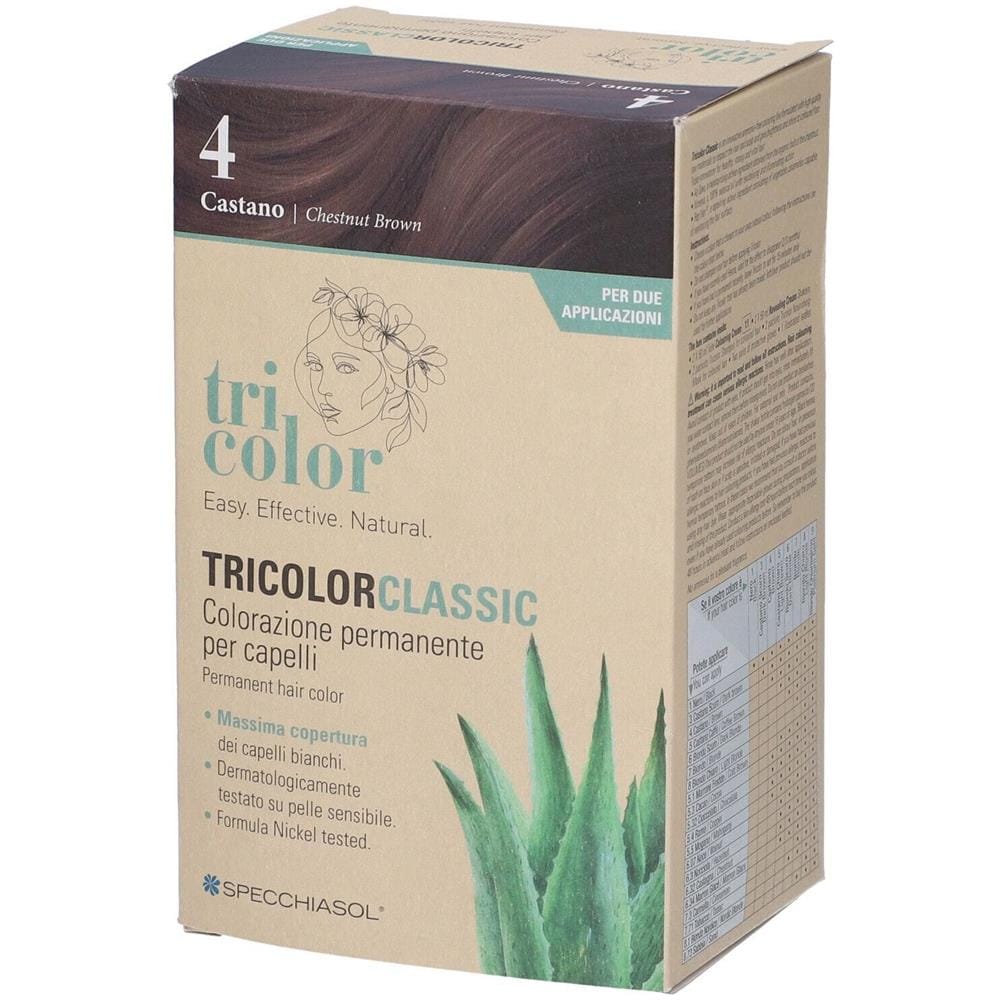 Tricolor Classic 4 Castano 2 Tubi 50 ml + 2 Shaker 50 ml + 4 Bustine 8 ml - Foto 1