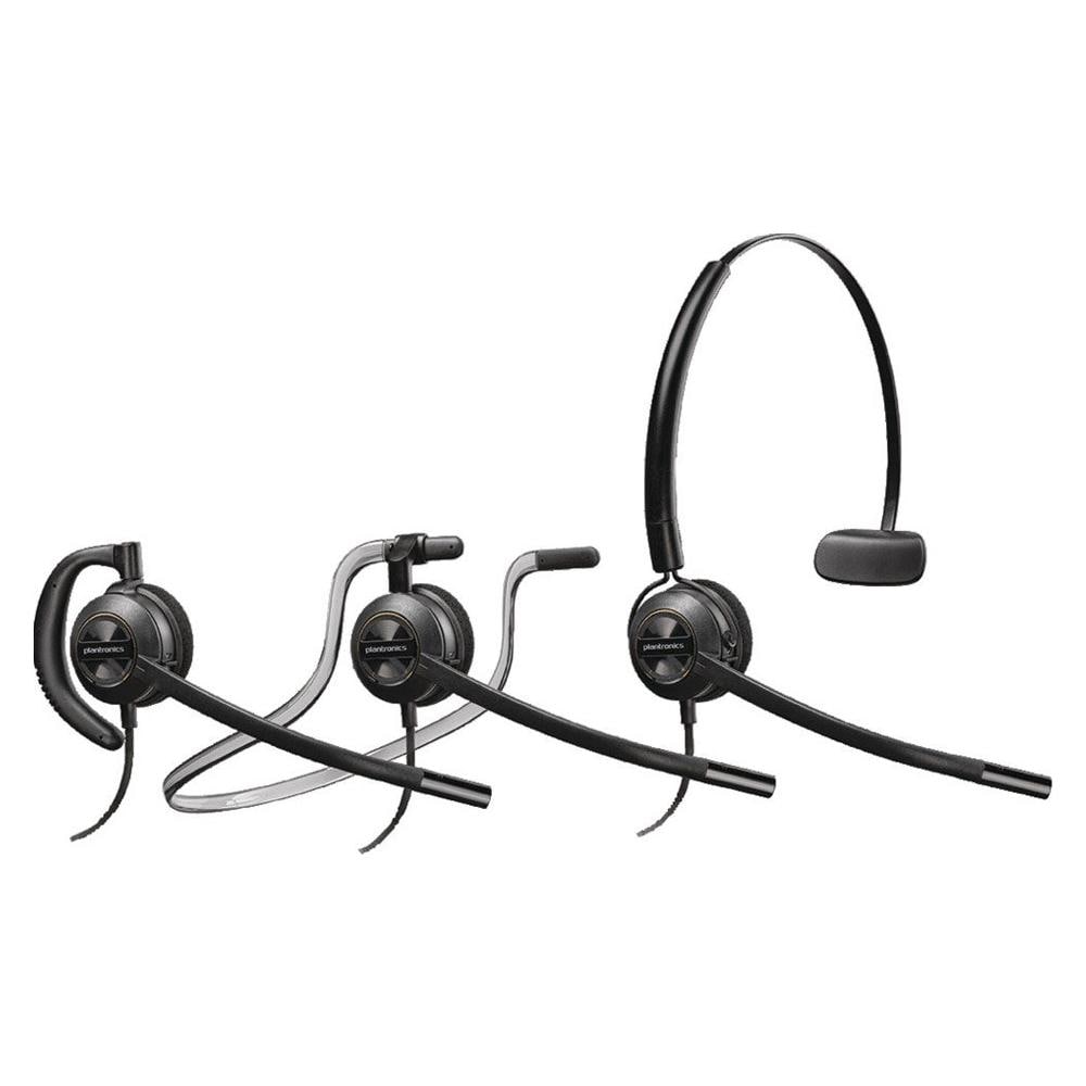 Cuffia Monoaurale Convertibile con Microfono Nero Filo 10 - 15000 Hz 88828-02 - Foto 2