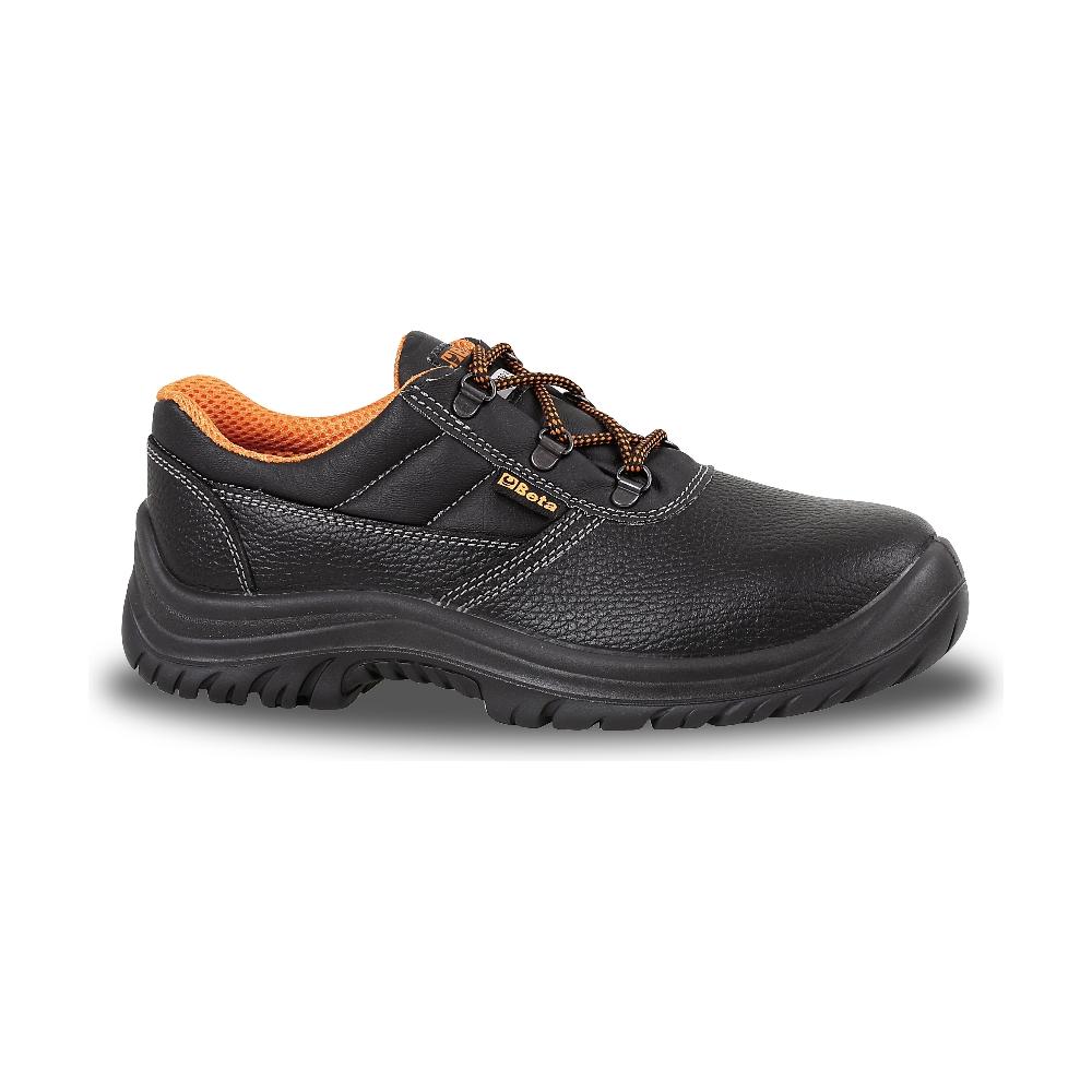 Scarpe da Lavoro in Pelle Nera con Lamina Antiperforazione 7241b N 38 - Foto 1