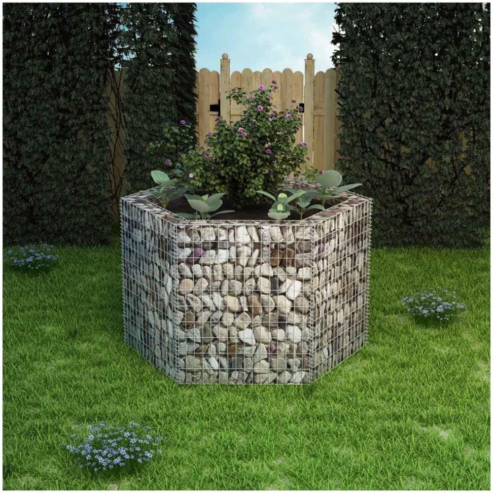 Gabbione Fioriera Esagonale 160x139x100 Cm - Foto 1