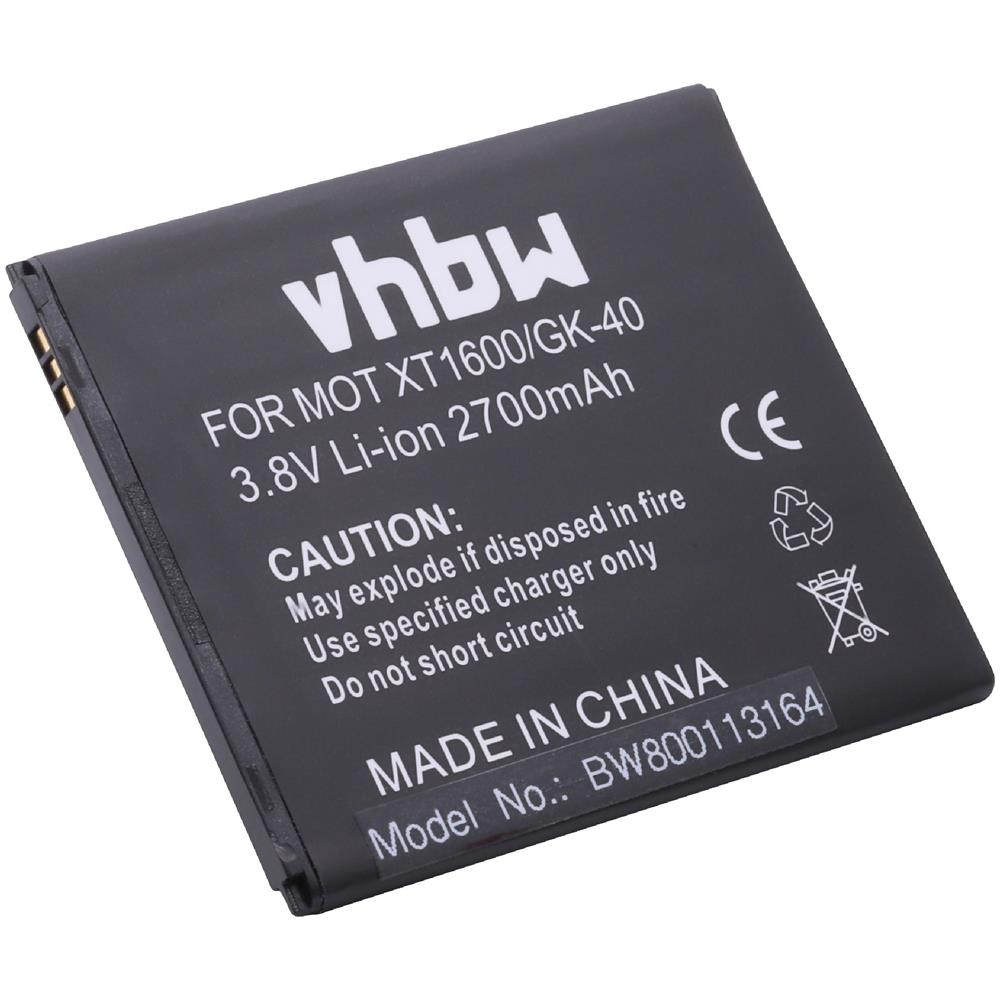 Li-ion Batteria 2700mah (3.8v) Per Cellulare Smartphone Telefono Motorola Moto E4, E4 Dual Sim Lte, E4 Td-lte, E4 Td-lte Na, E4 Xlte Come Gk40. - Foto 1