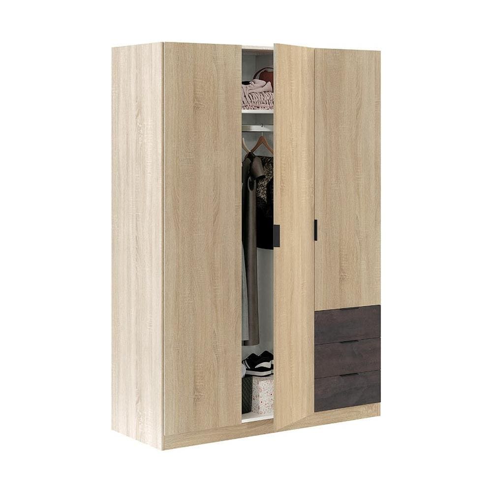 Armadio 3 Ante E 3 Cassetti Oxide - Foto 2