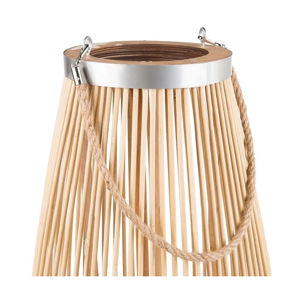 Lanterna In Legno Chiaro 84 Cm Tahiti - Foto 2