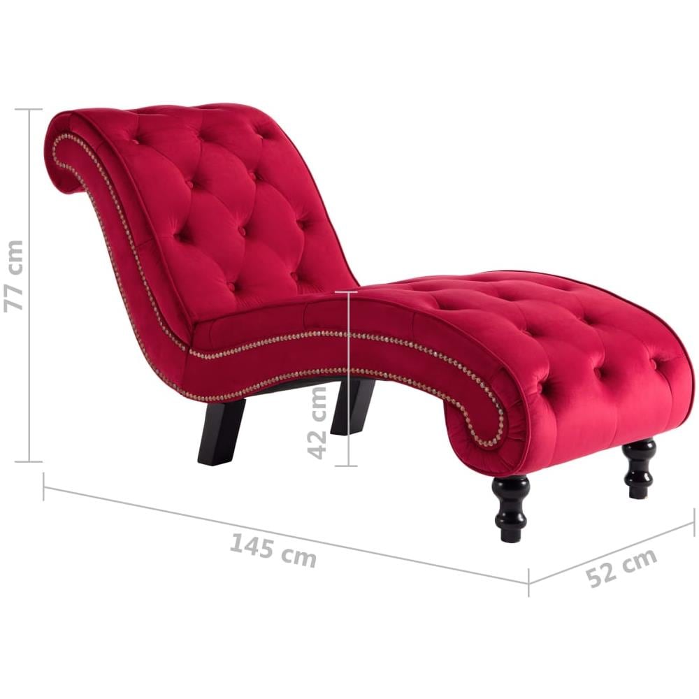 Poltrona Relax Rossa In Velluto - Foto 8
