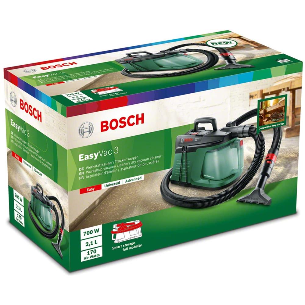 Easy Vac 3 Aspiratore a Secco Potenza 700 W Colore Verde / Nero - Foto 8