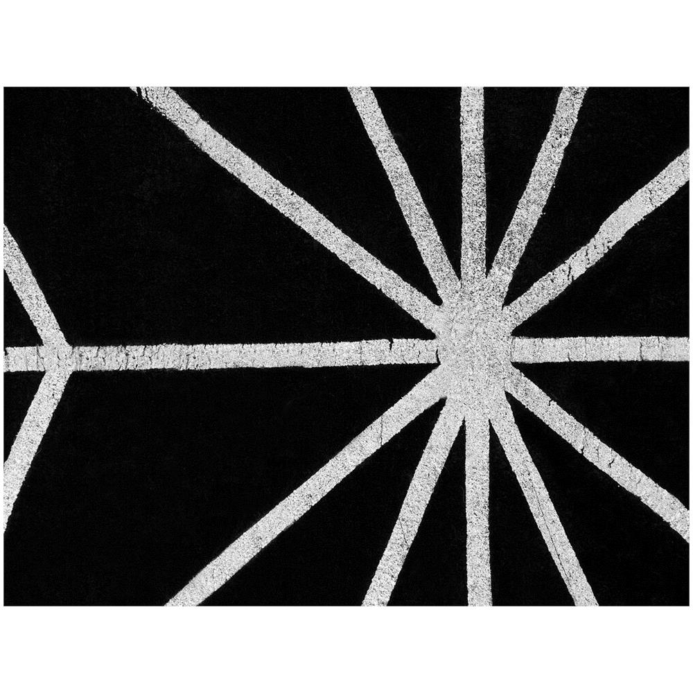 Tappeto A Pelo Corto Nero / argento 160 X 230 Cm Sibel - Foto 2