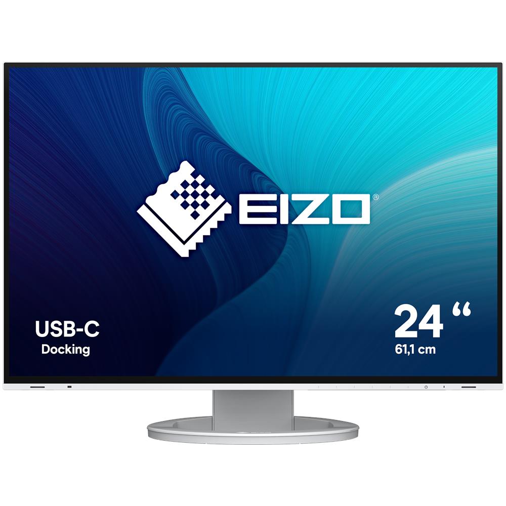 Monitor 24.1" LED IPS FlexScan EV2485-WT 1920x1200 Full HD Tempo di Risposta 5 ms - Foto 1