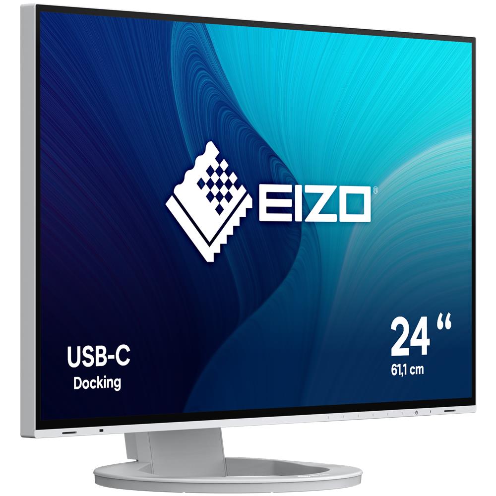Monitor 24.1" LED IPS FlexScan EV2485-WT 1920x1200 Full HD Tempo di Risposta 5 ms - Foto 2