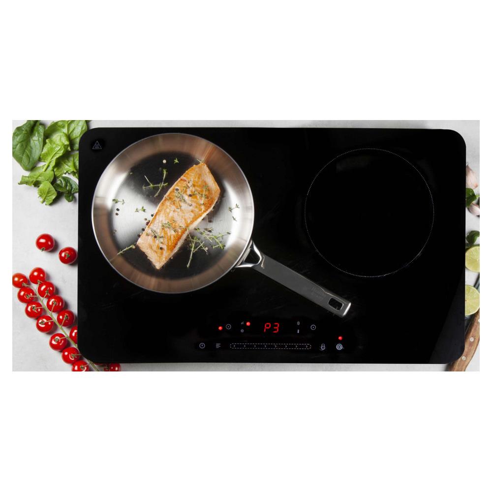 Do333ip - Piano Cottura A Induzione Doppio Fuoco - 3500w - Touchscreen - Timer Digitale 3h - 7 Livelli Di Potenza - 20cm - Foto 5
