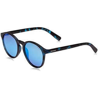 Polaroid Occhiali Da Sole Unisex Con Lenti Polarizzate: Forma Rettangolare, Montatura In Policarbonato Havana