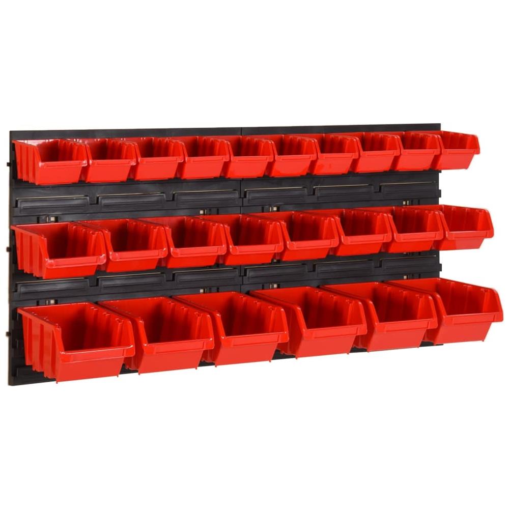 Set Da Officina 26 Pz Rosso E Nero 77x39 Cm In Polipropilene - Foto 1