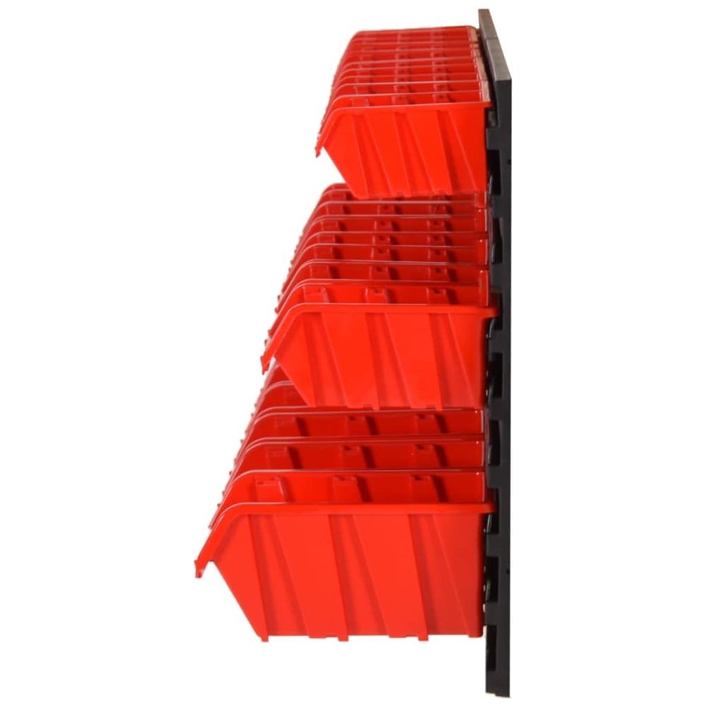 Set Da Officina 26 Pz Rosso E Nero 77x39 Cm In Polipropilene - Foto 3