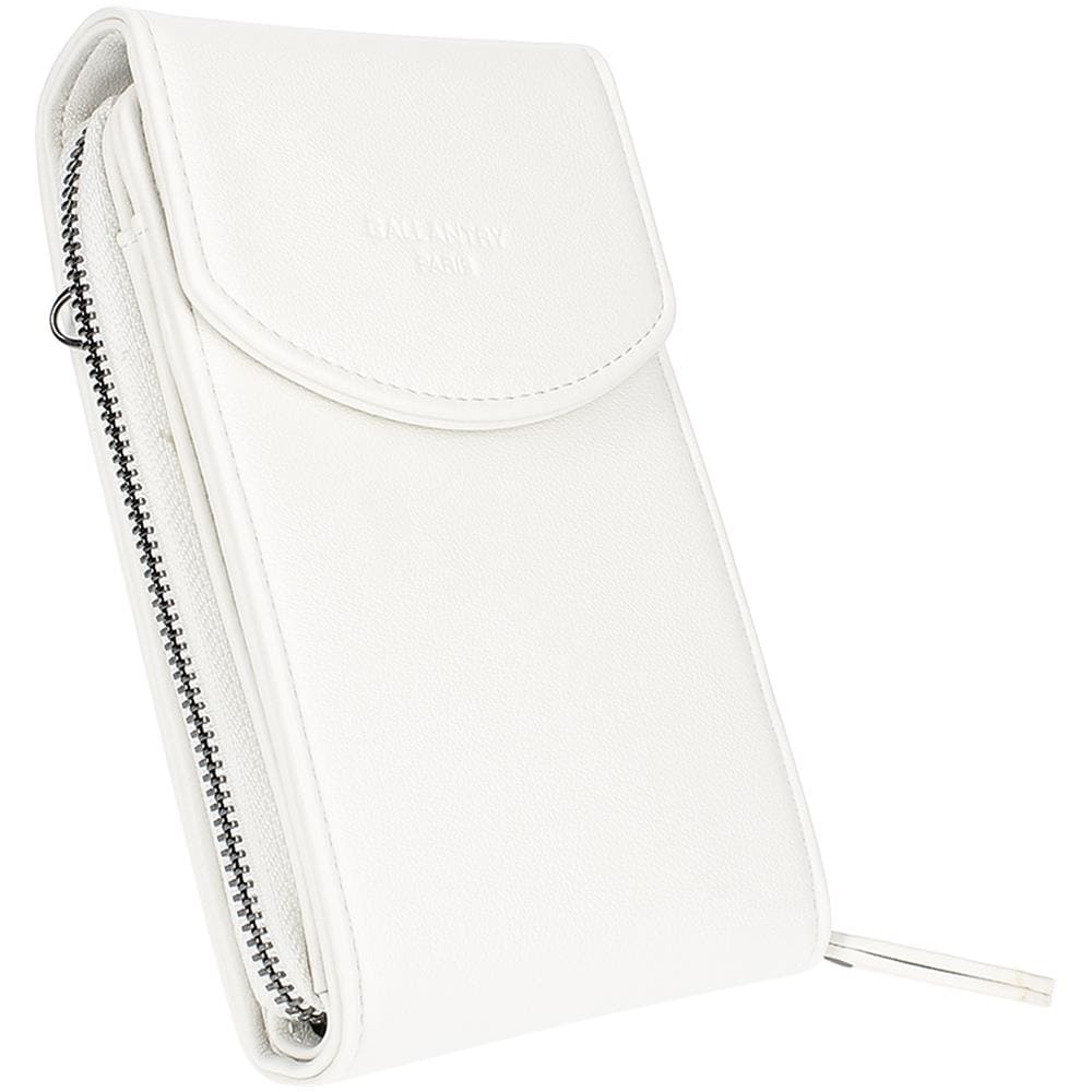 Borsa A Tracolla Multiscomparto In Similpelle - Gallantry Paris - Bianca - Foto 1