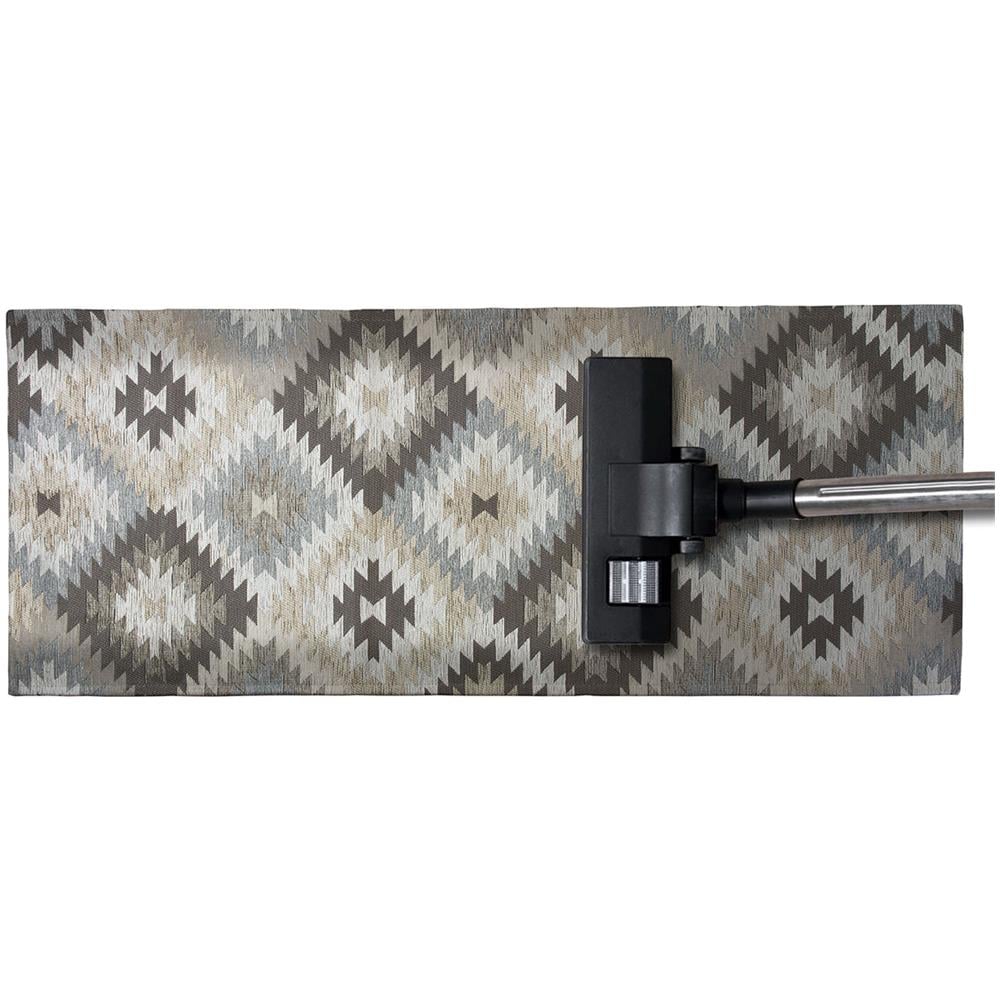 Tappeto Arredo Antiscivolo Camera Salotto Disegno Astratto Geometrico Avana By Suardi 85x150 Tortora - Foto 5