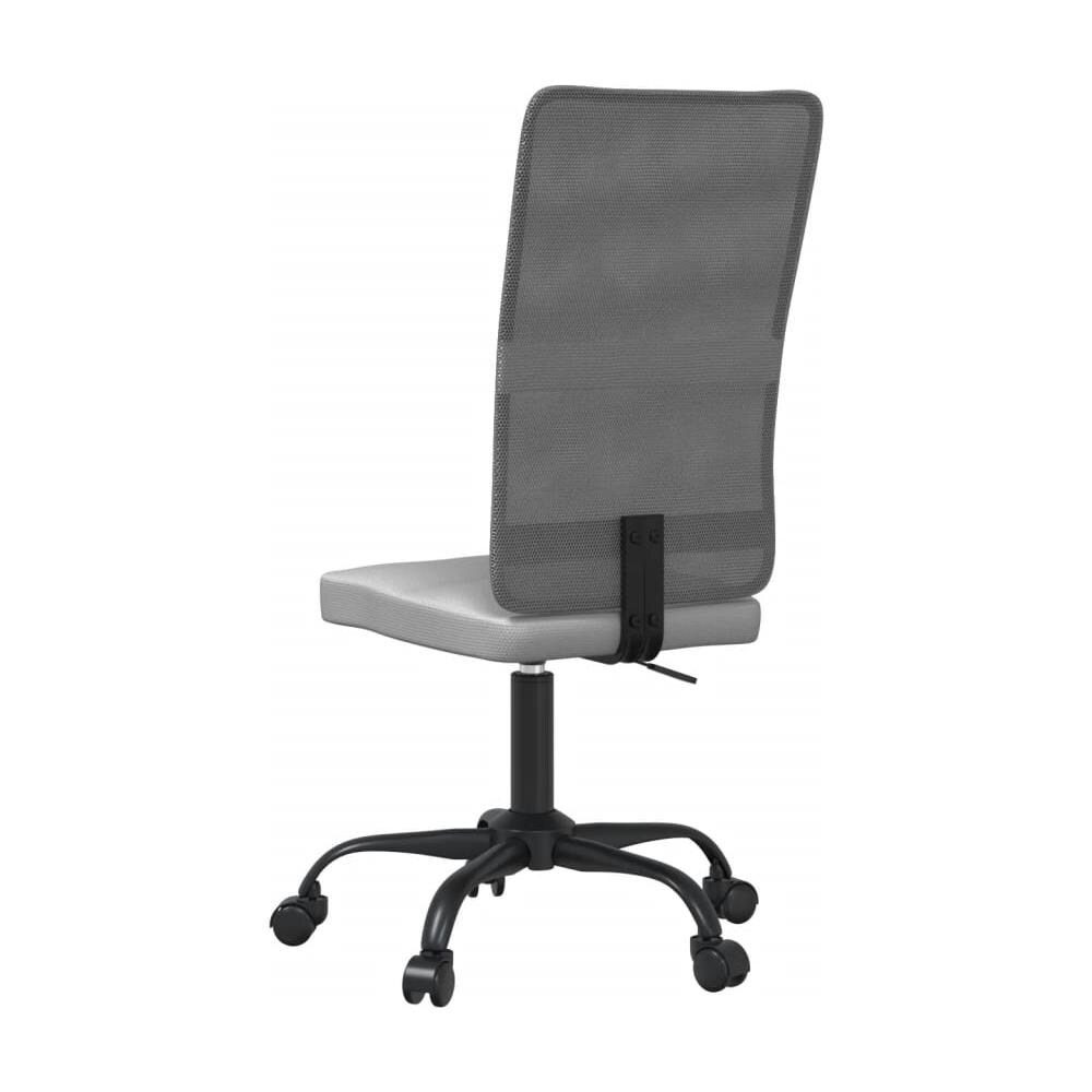 Sedia da Ufficio Altezza Regolabile Grigia in Tessuto a Rete - Foto 8