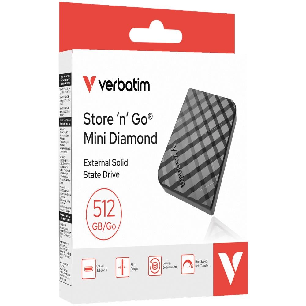 Store 'n' Go Mini Diamond 512 GB USB tipo-C 3.2 Gen 2 (3.1 Gen 2) Nero - Foto 2