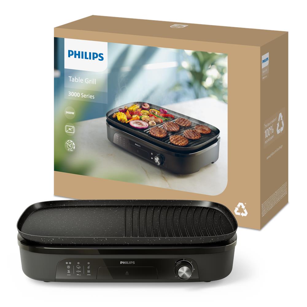 HD6210/90 Airfryer Grill da Tavolo Potenza 2400W Nero - Foto 5