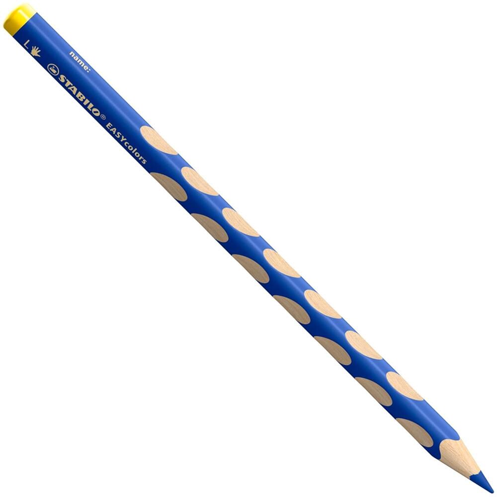 EASYcolors - Matita colorata Ergonomica - per Mancini - Confezione da 6 - Blu Oltremare - Foto 2