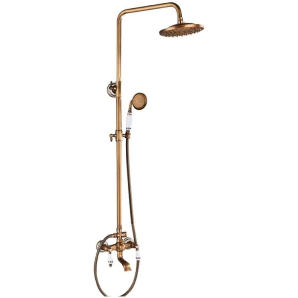 Rubinetto per doccia, Blackswan, tipo M40.2, modello bronzo antico, misura 25 cm - Foto 1