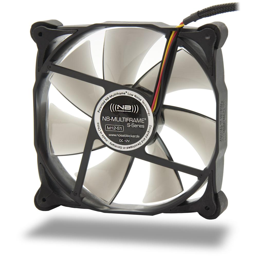 M12-S1, Ventilatore, Computer case, 8 dBi, Nero, Grigio, 2,74W, -10 - 70 °C - Foto 1